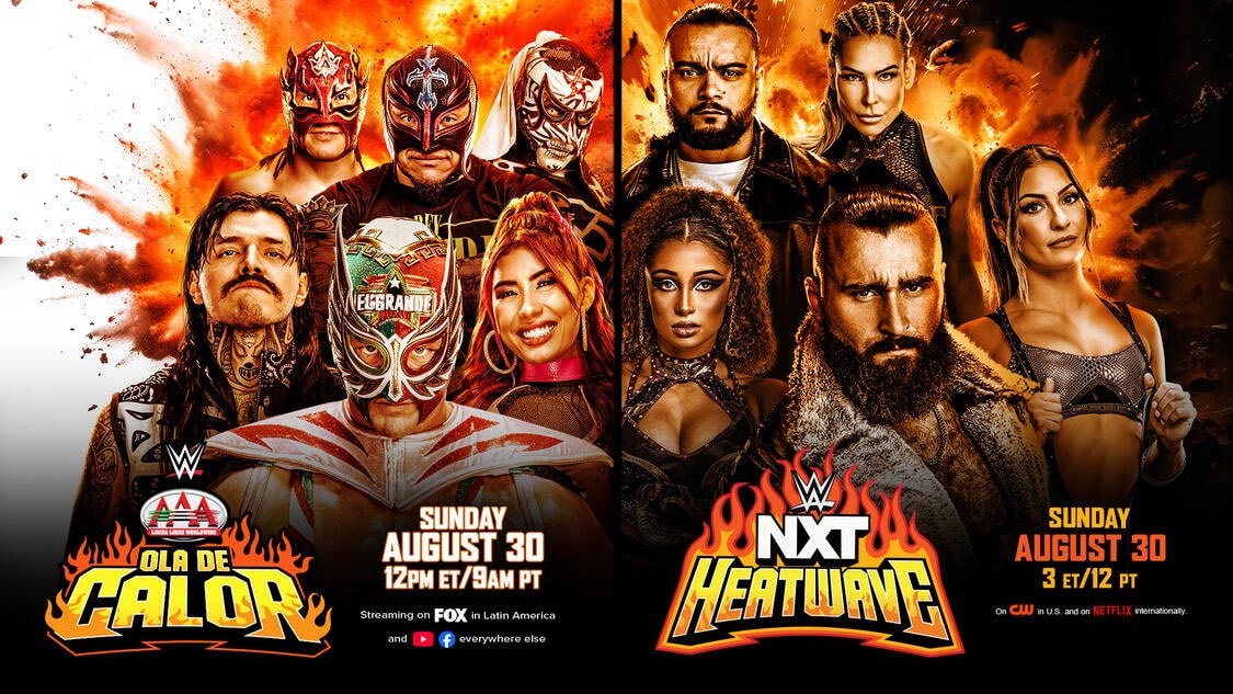 AAA Lucha Libre Worldwide OLA DE CALOR vs WWE NXT HEATWAVE AAA Lucha Libre Worldwide OLA DE CALOR vs WWE NXT HEATWAVE