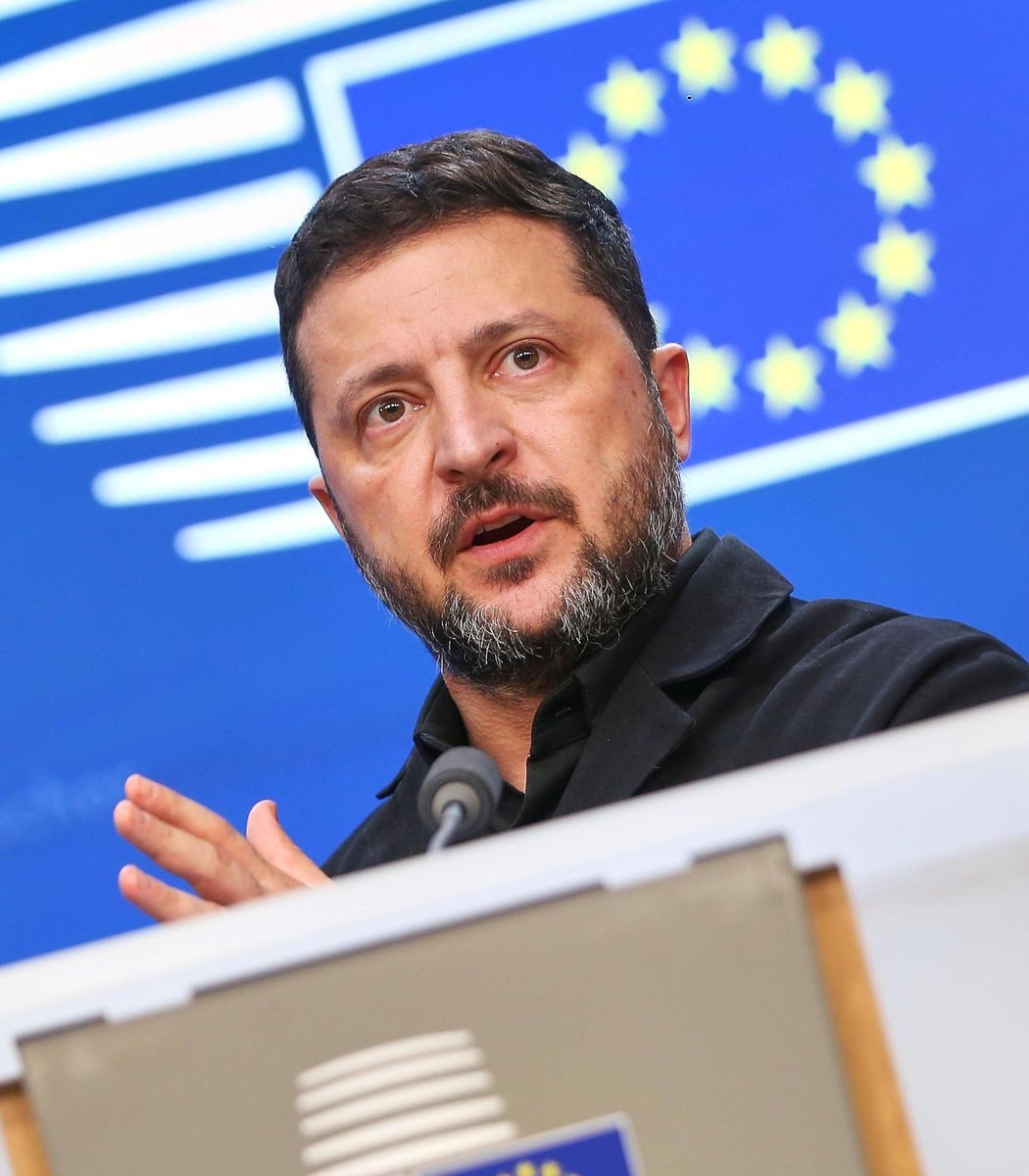 Zelenskyy press conference evacuation Belgium