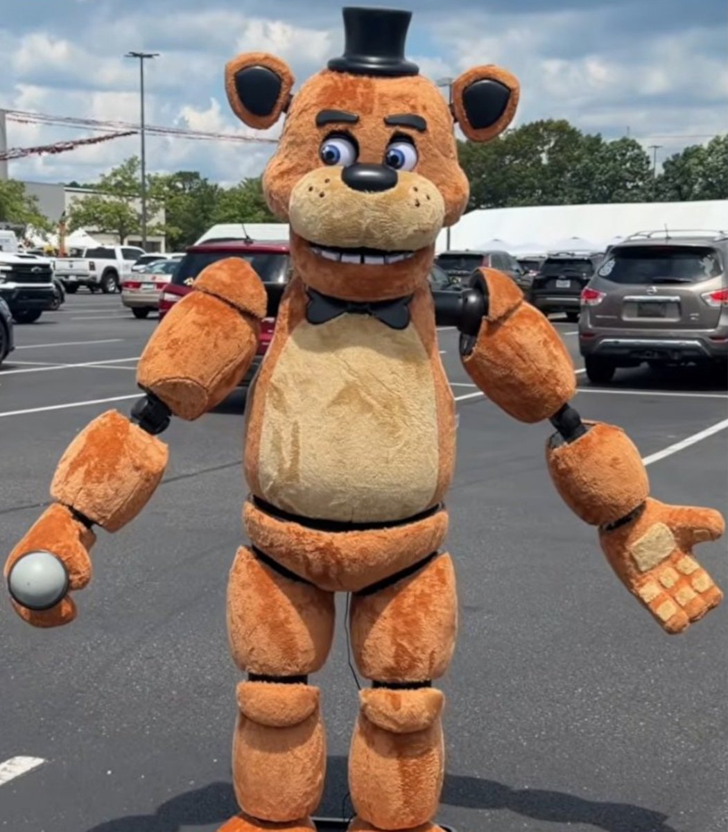 Spirit Halloween Freddy Fazbear animatronic