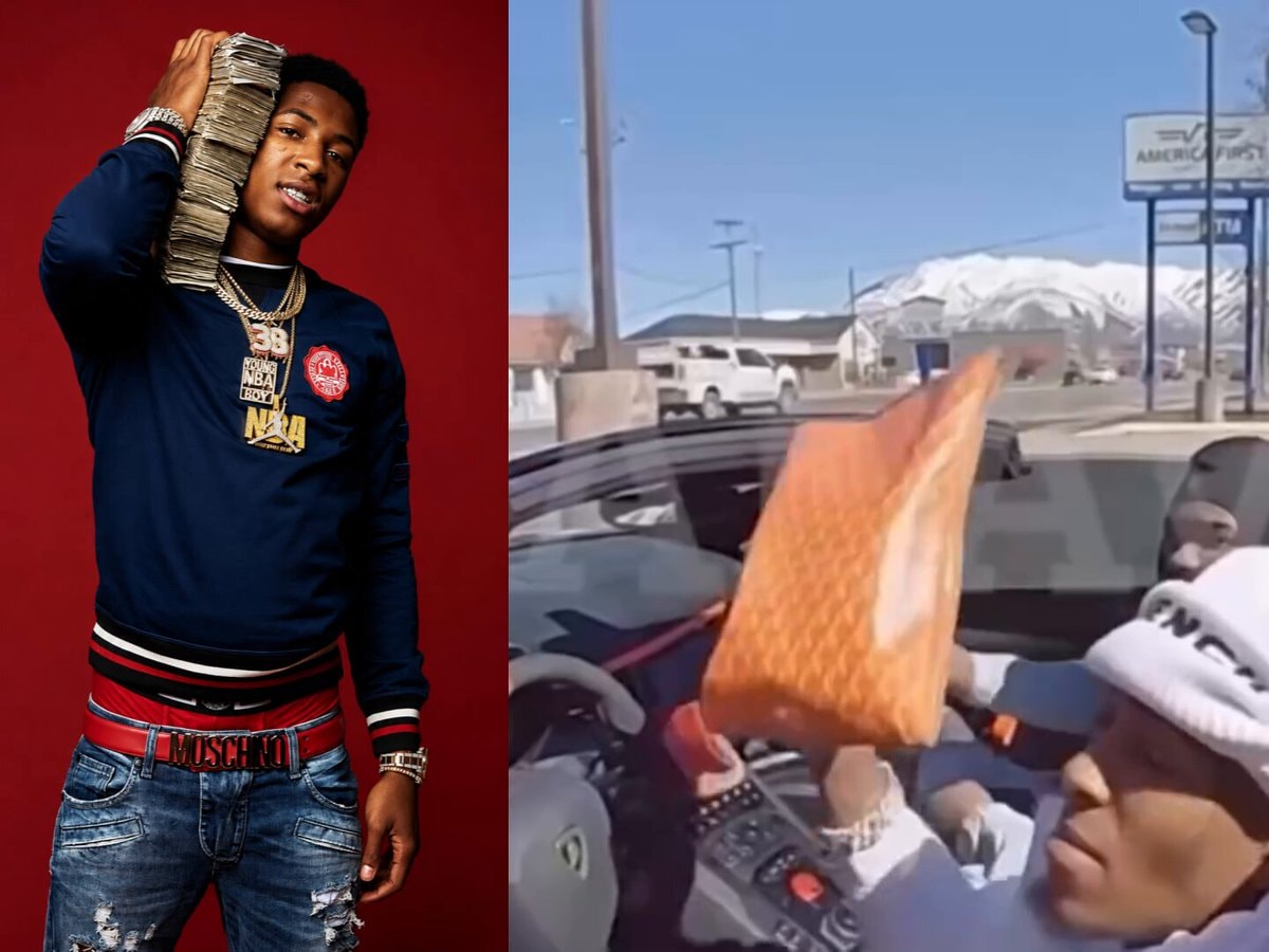 NBA YoungBoy traffic stop cash
