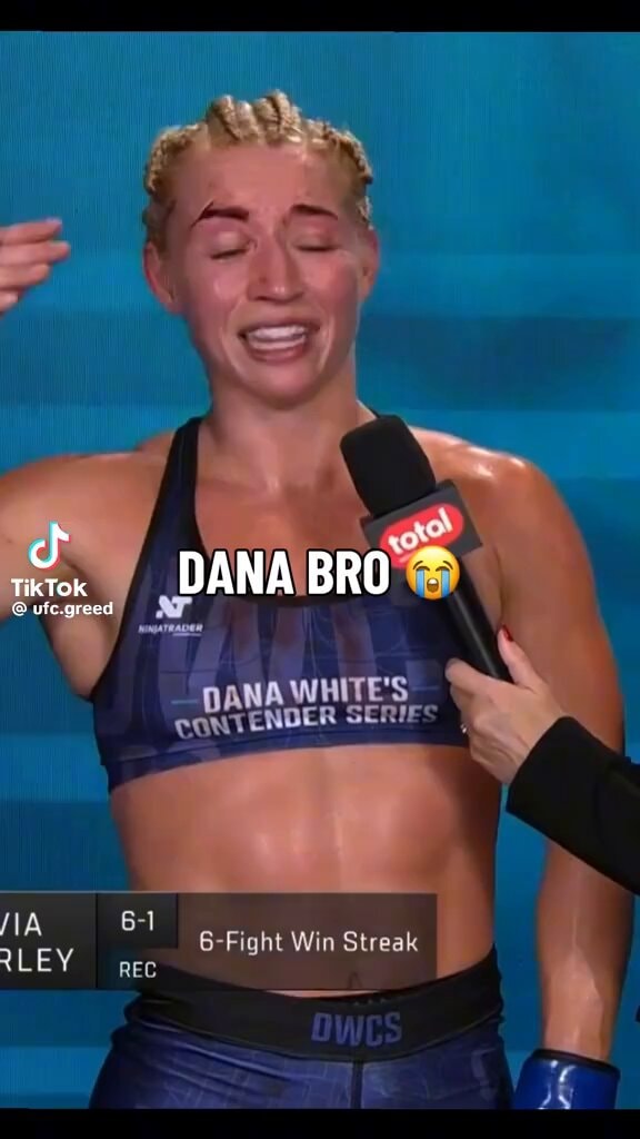 Post-fight interview reaction 💀