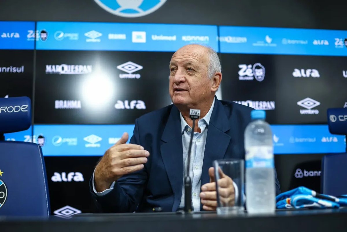 Felipão Grêmio technical director press conference Felipão Grêmio technical director press conference