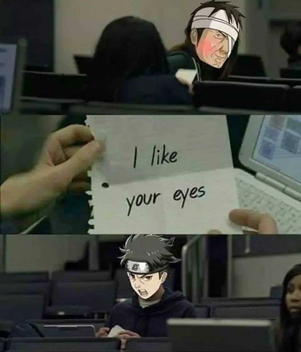 anime class note meme