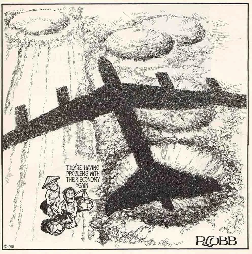 Ron Cobb 1975 cartoon