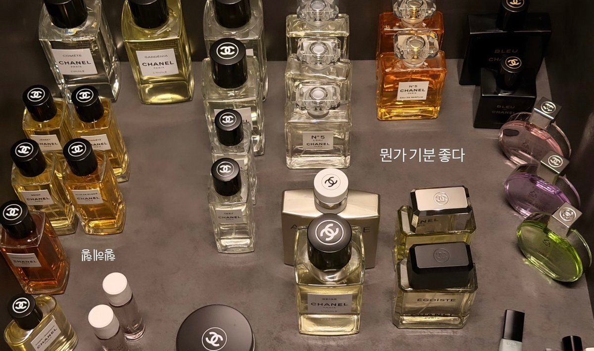 Jungkook Chanel perfume collection