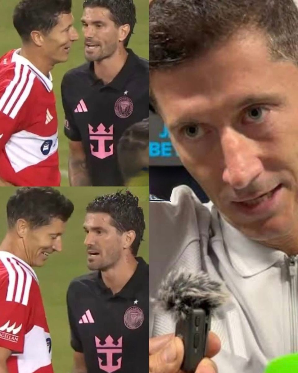 Lewandowski vs Rodrigo De Paul conflict