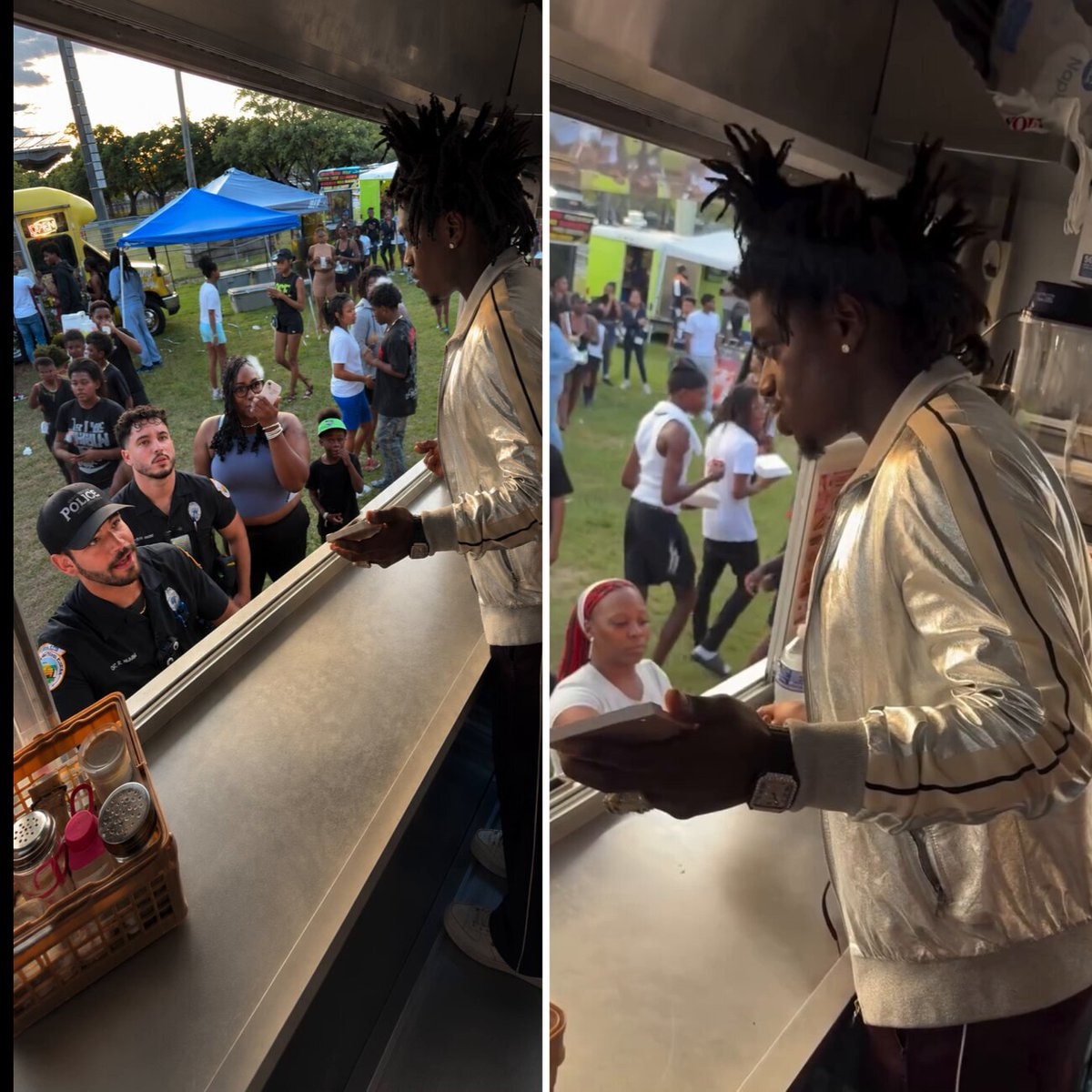 Kodak Black at Pompano donut truck