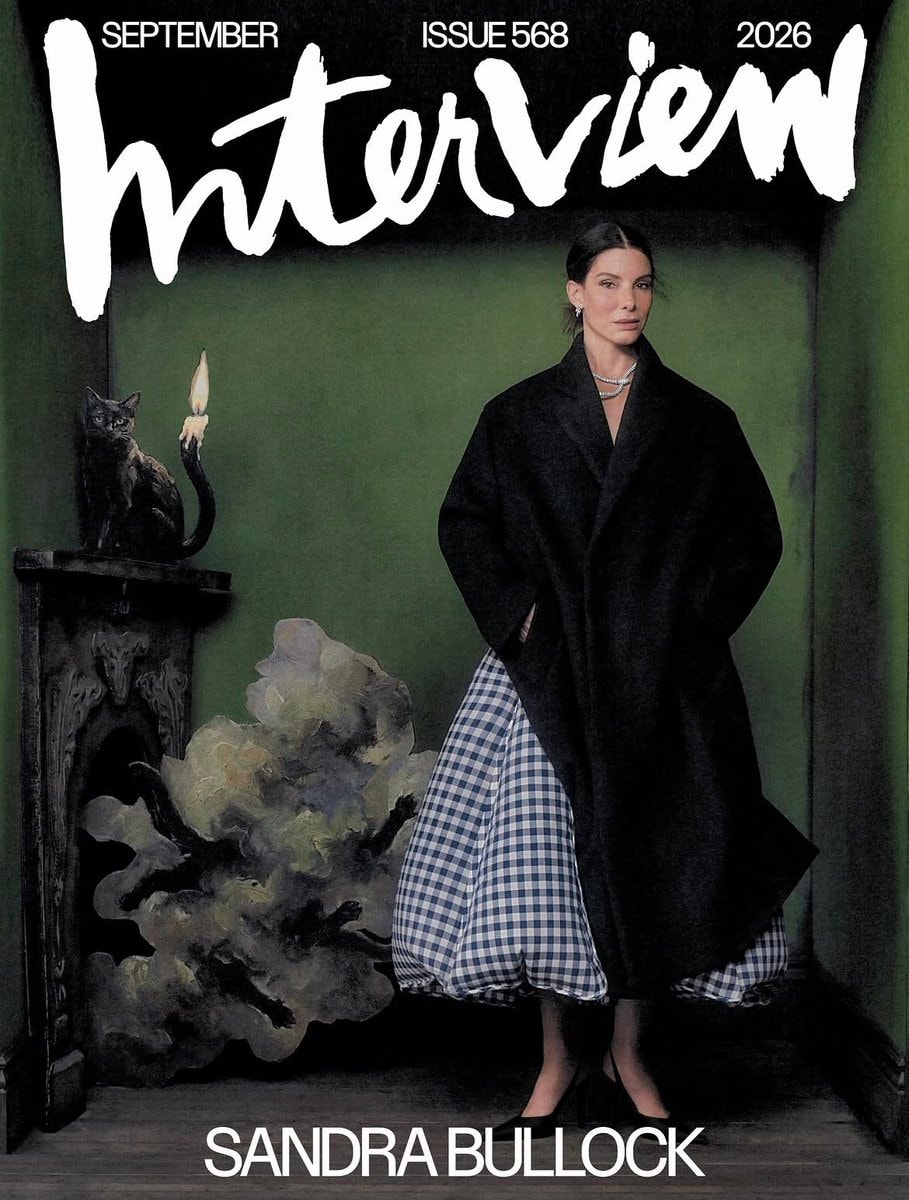 Sandra Bullock Interview Magazine cover