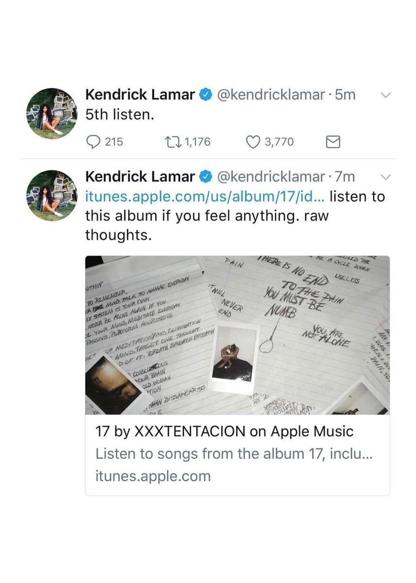 XXXTENTACION 17 album art (photo 2 of 2)