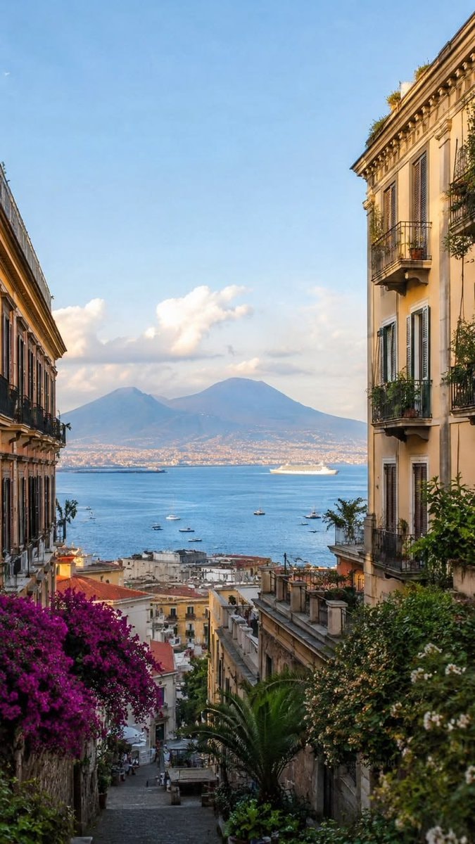 Naples cobblestone street (photo 3 of 4)