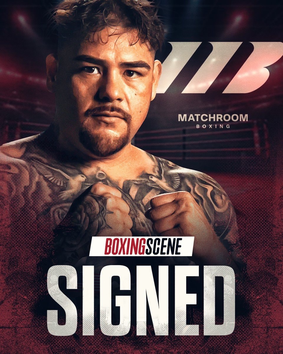 Andy Ruiz Jr Matchroom Boxing deal