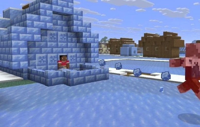 Ice Bricks and Ice Balls in Minecraft