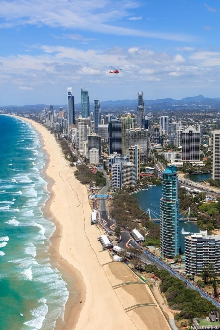 Surfers Paradise Gold Coast aerial