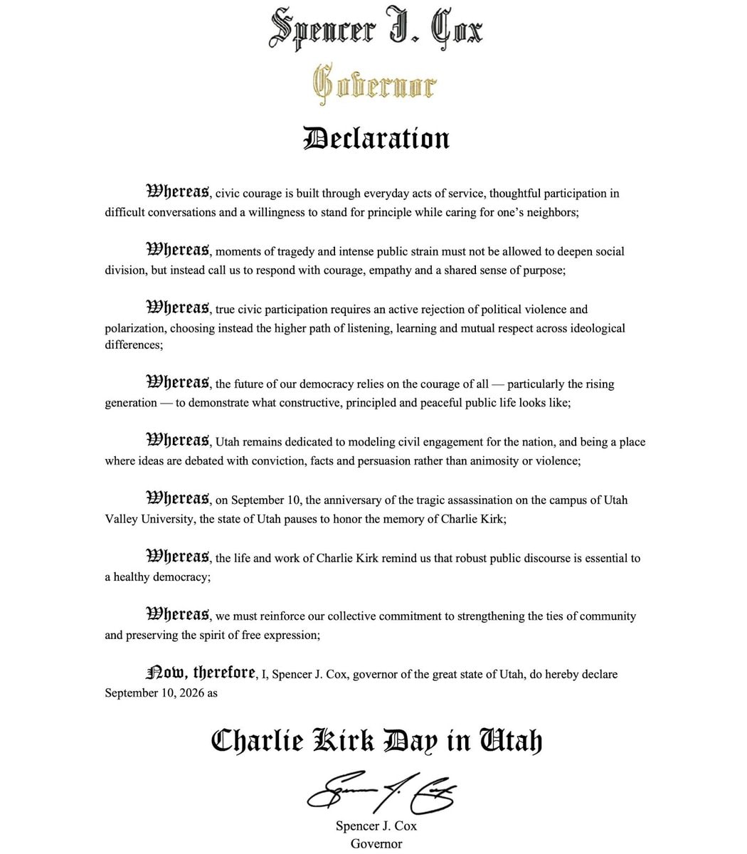 Charlie Kirk Day Utah (photo 2 of 2)