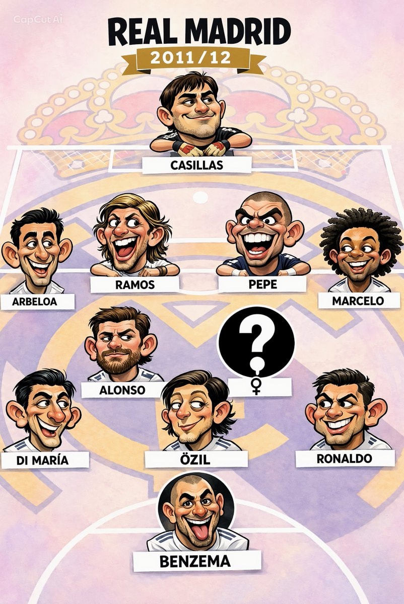 Real Madrid 2011/12 guess the player
