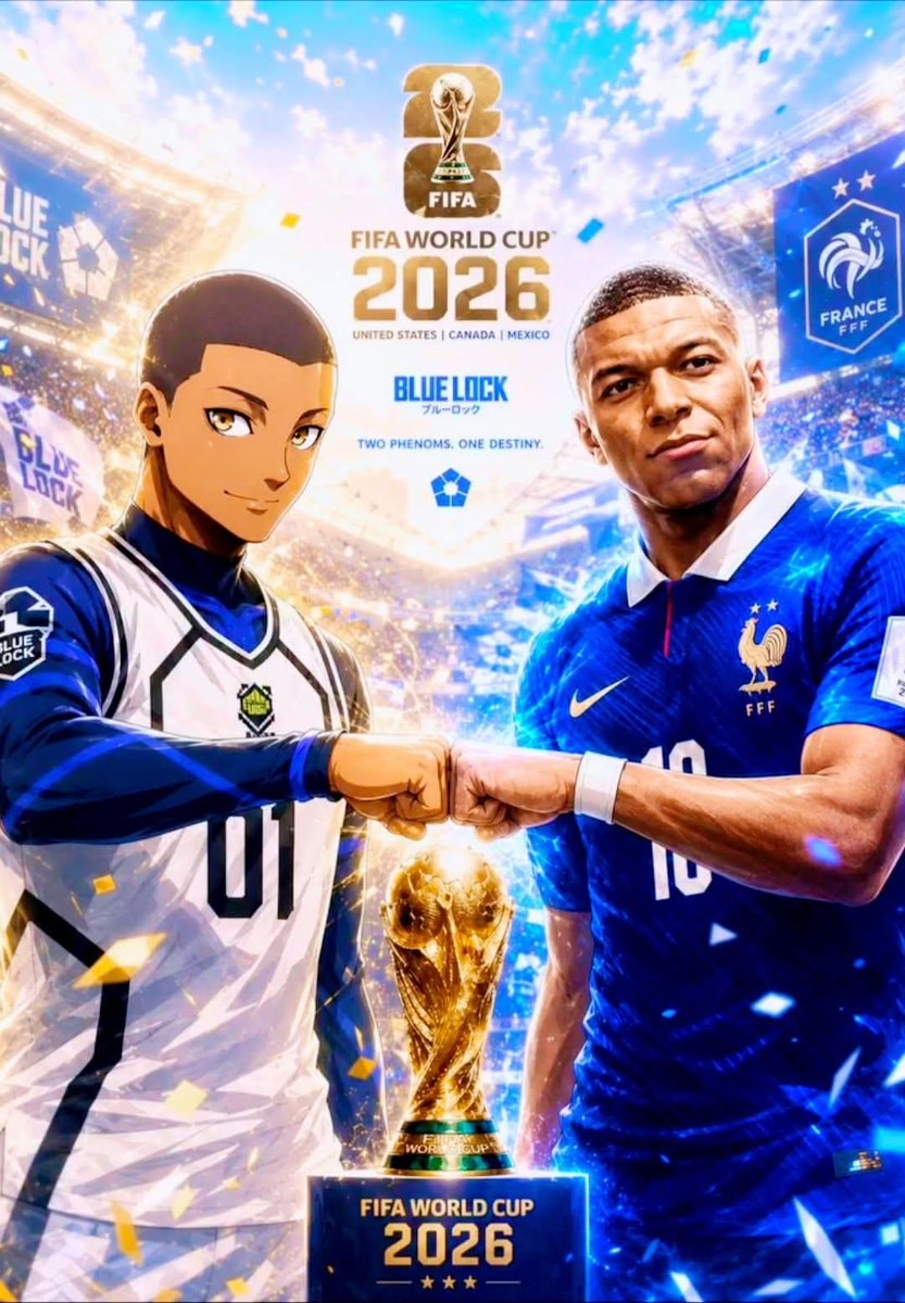 Mbappé Blue Lock FIFA World Cup 2026