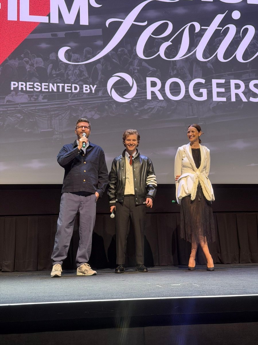 Caitriona Balfe Fred Hechinger Andrew Haigh at TIFF A Long Winter