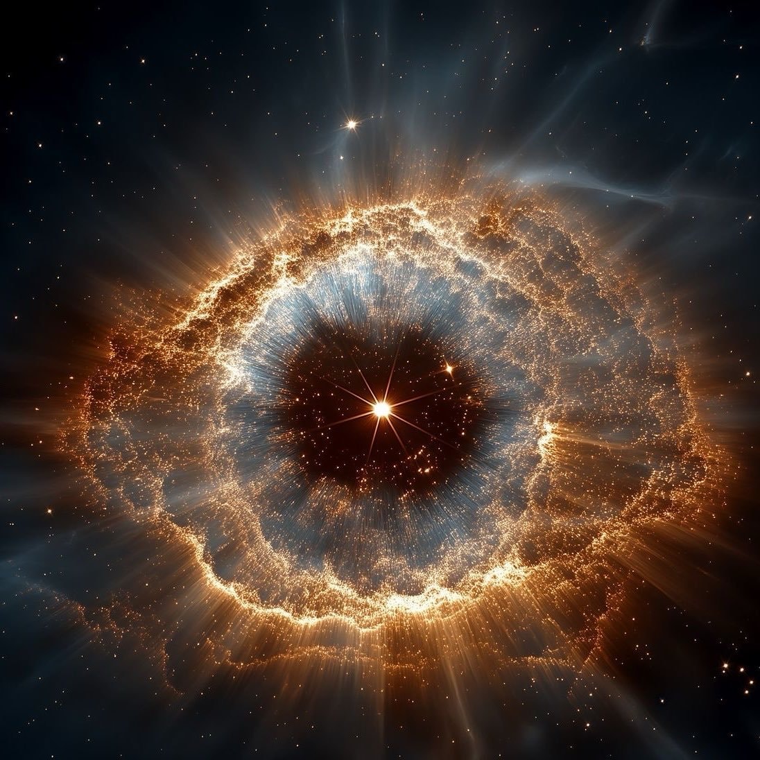 stunning nebula in deep space