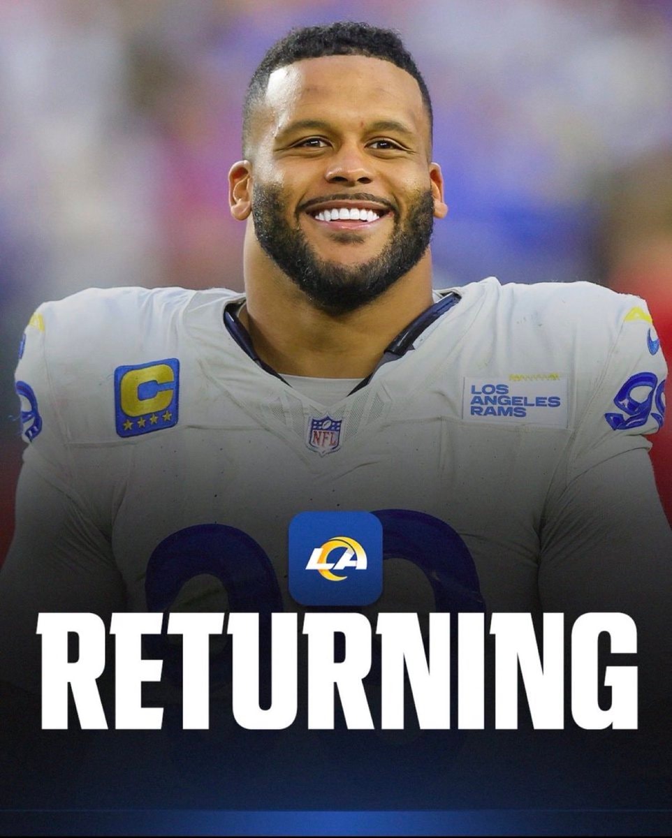Aaron Donald Rams return