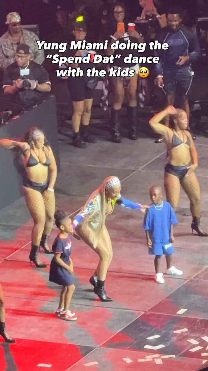 Yung Miami daughter Spend Dat performance