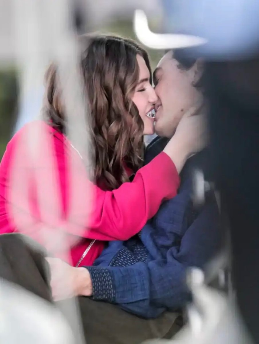 Ella Bright and Belmont Cameli filming Off Campus (photo 3 of 4)