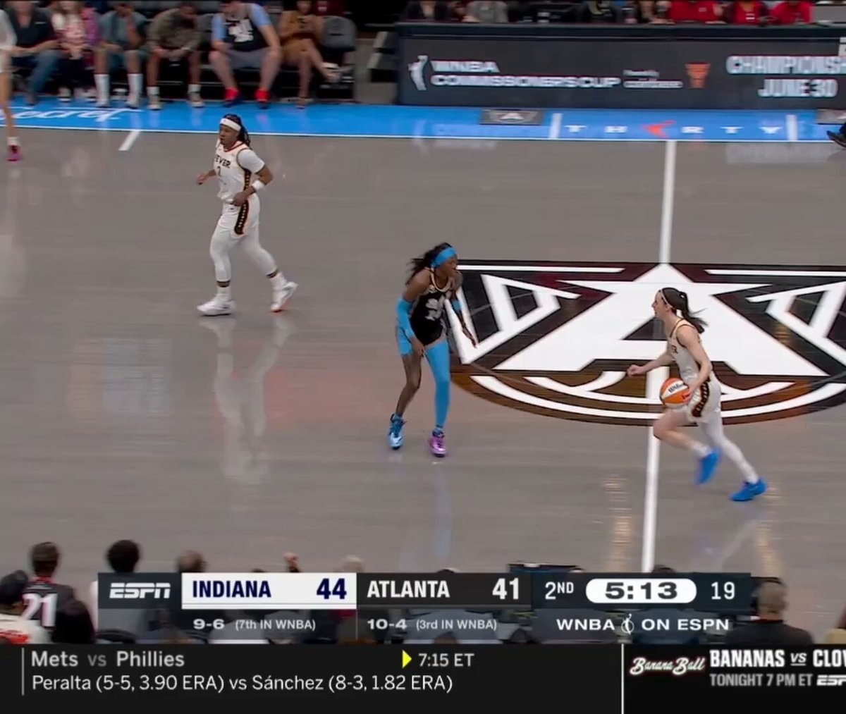 Caitlin Clark reverse finish Indiana Fever vs Atlanta Dream