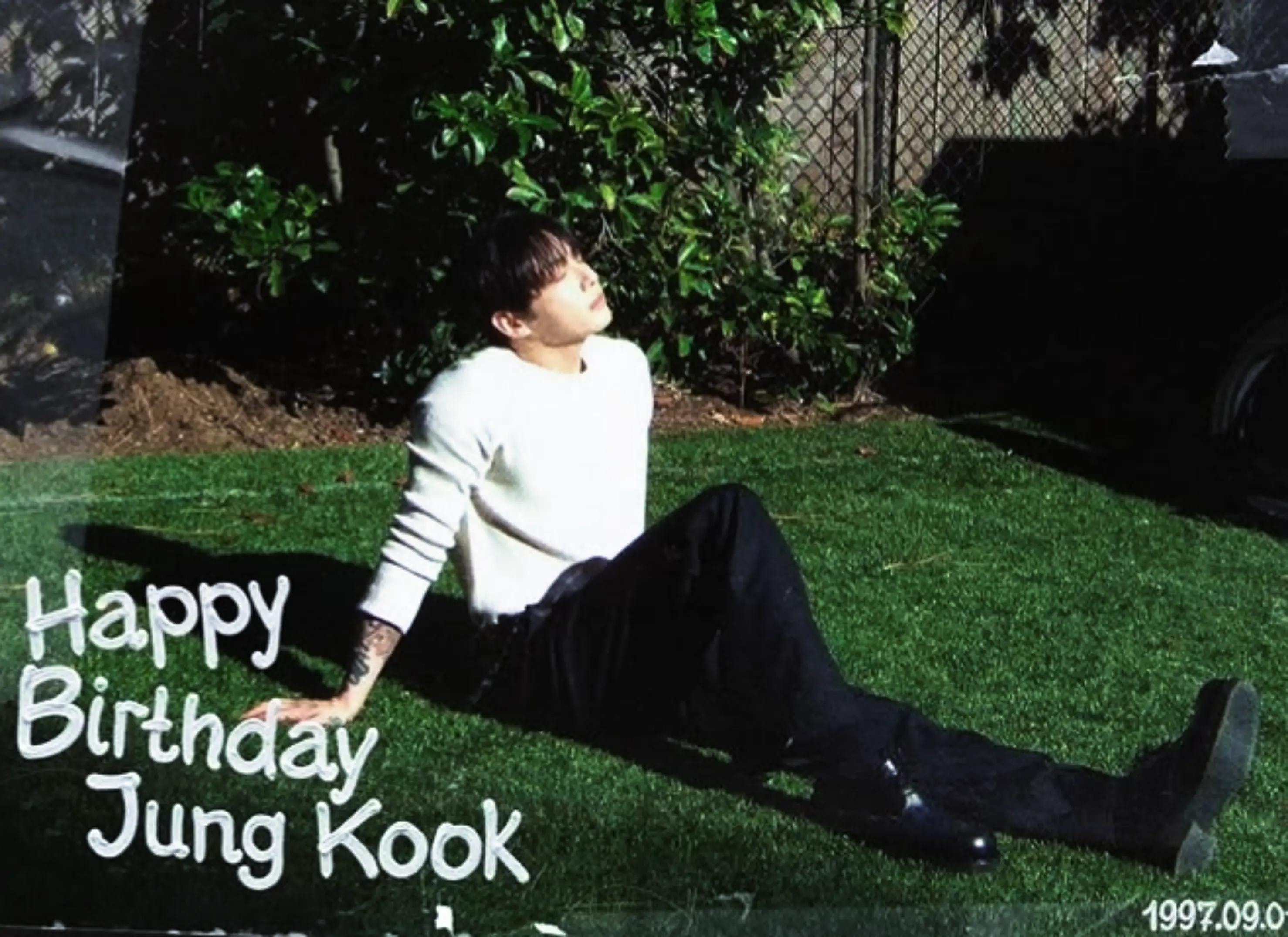 Jungkook birthday heartfelt wishes 🥹💜 (photo 2 of 4)