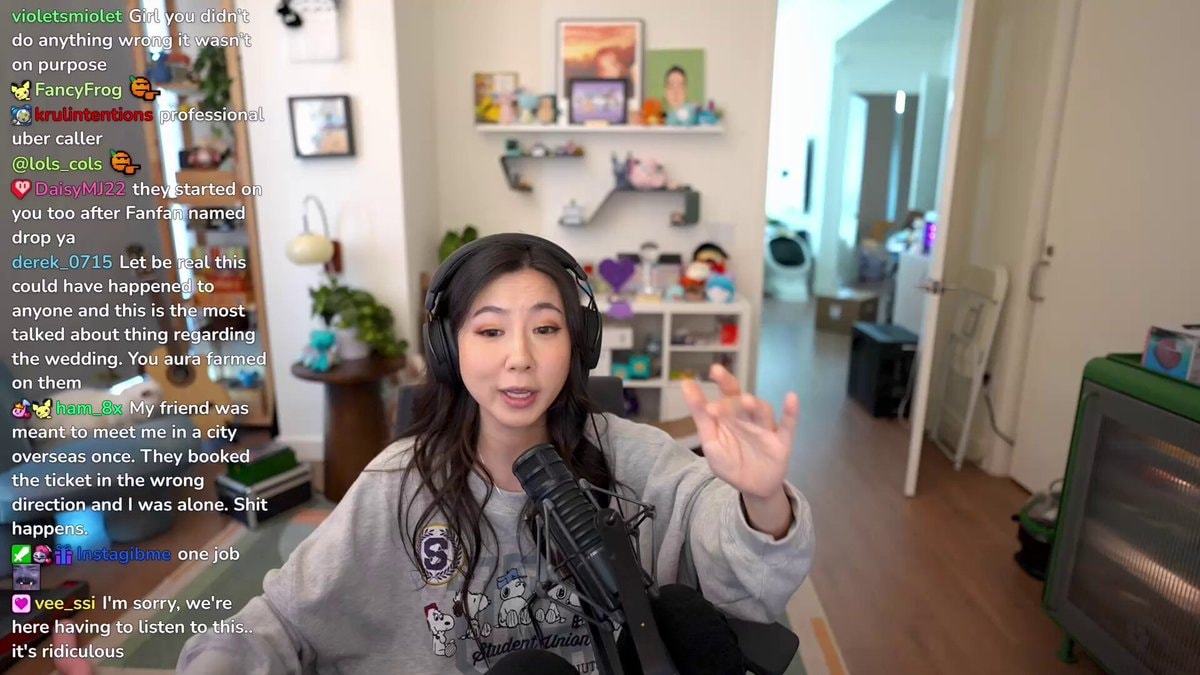 Fuslie addresses wedding lateness backlash