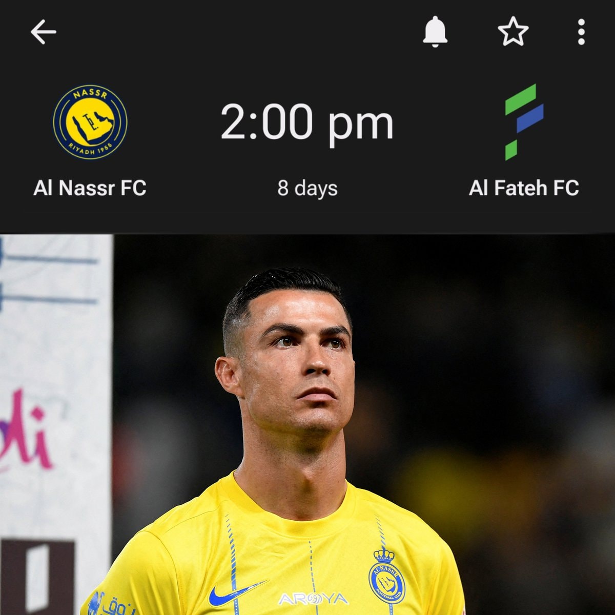 Cristiano Ronaldo Al Nassr FC match