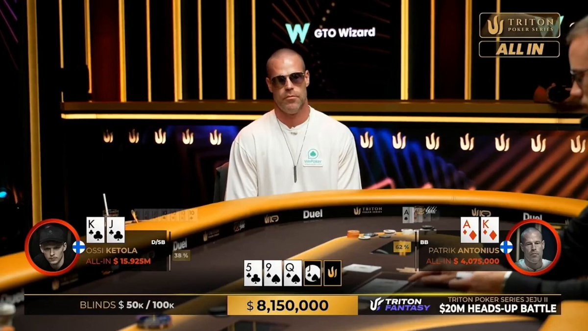 Ossi Ketola wins $20M heads-up