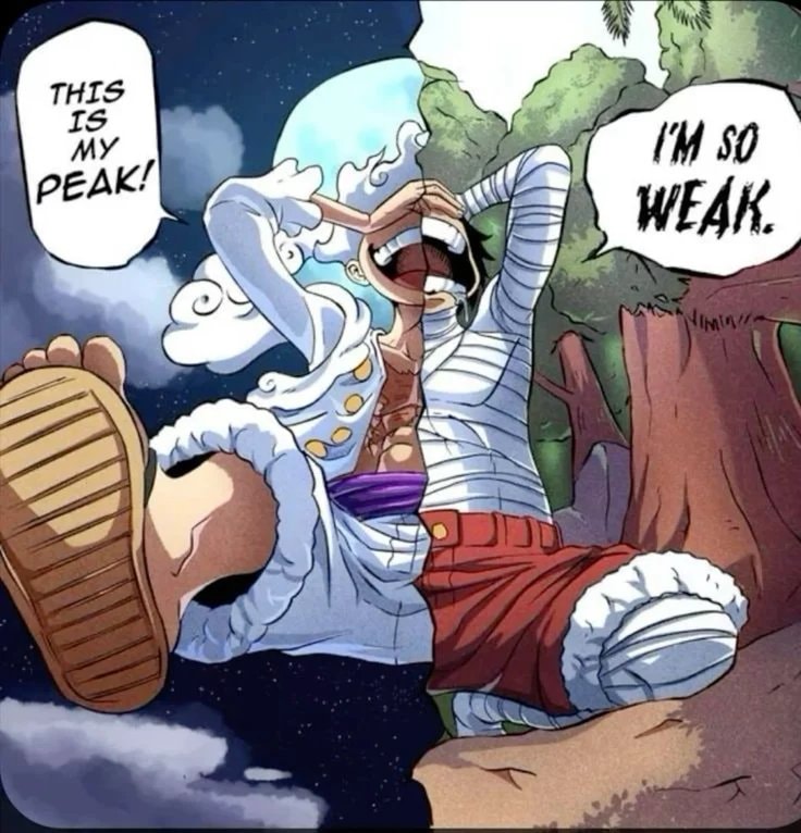 Luffy split depiction