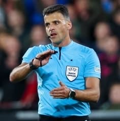 Gil Manzano Hansi Flick UEFA moment Gil Manzano Hansi Flick UEFA moment