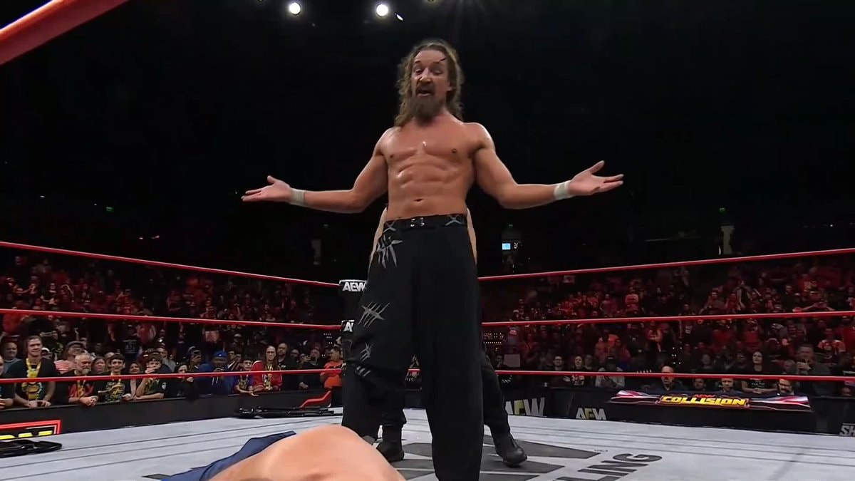Mox and Jay White AEW Collision Mox and Jay White AEW Collision