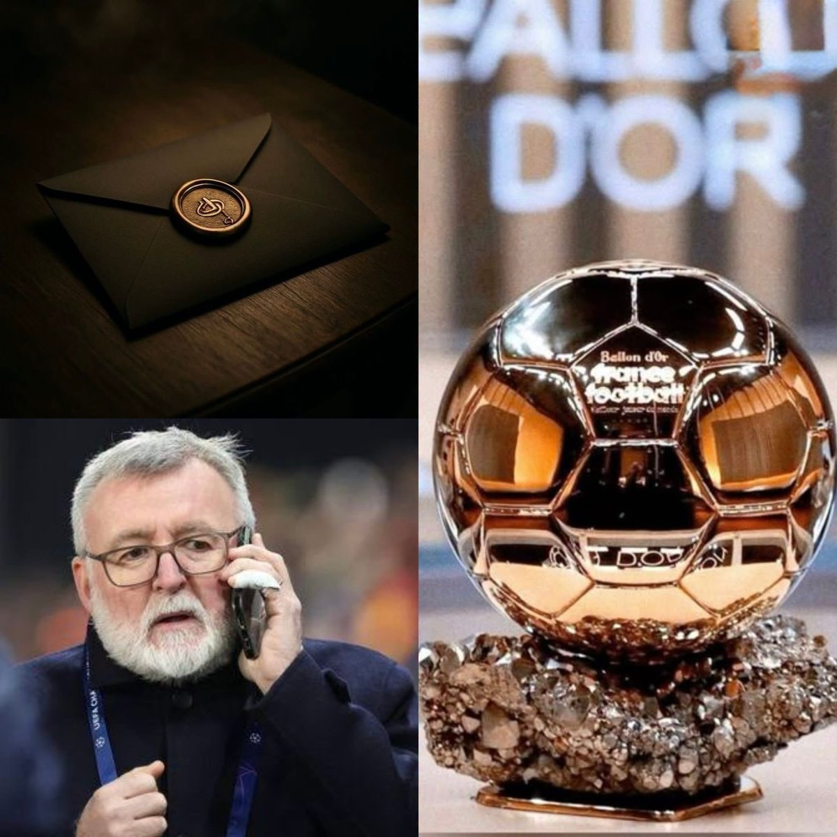 Pascal Ferré Ballon d'Or envelope story