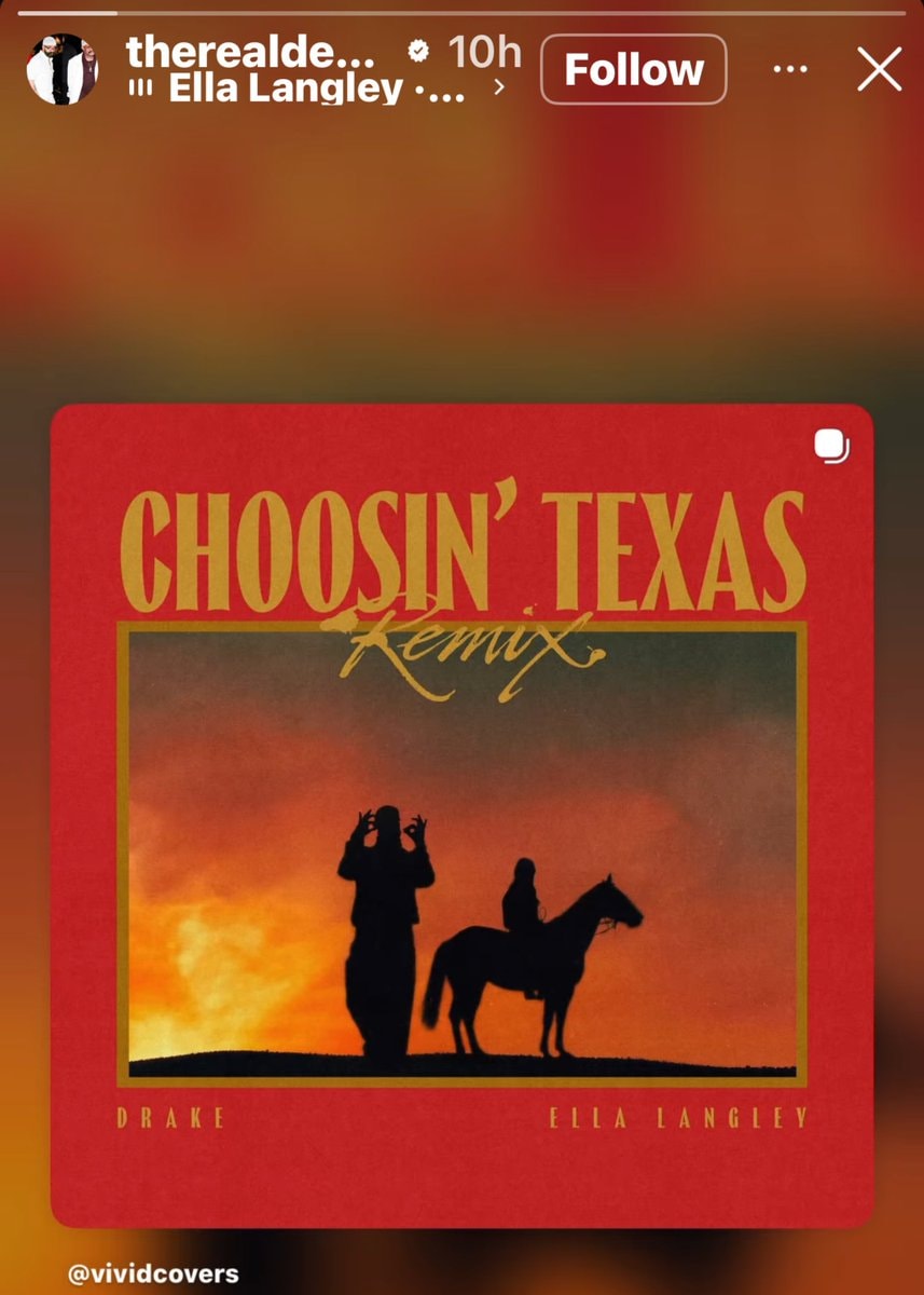 Choosin Texas remix Drake Ella Langley (photo 2 of 2)