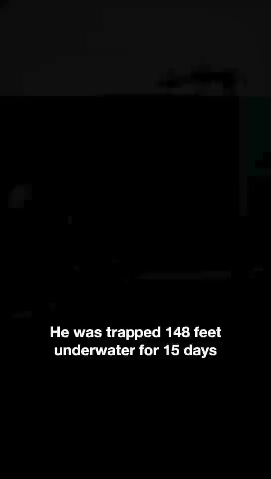 15 days trapped in underwater cave