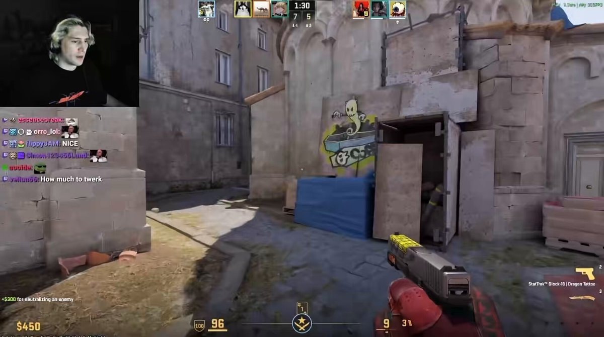 xQc performance