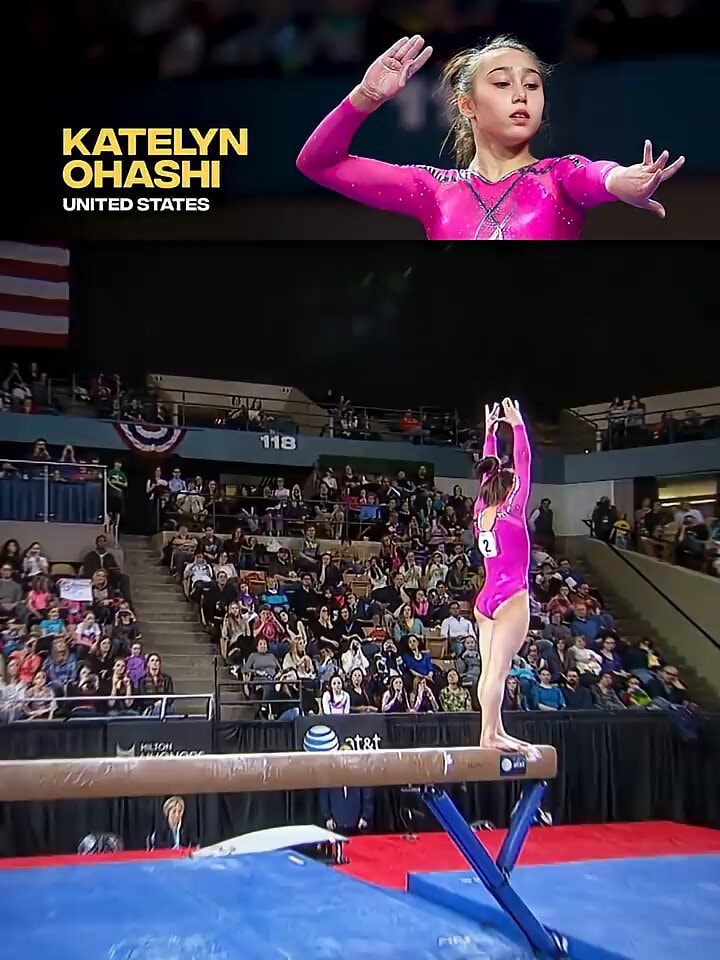 Katelyn Ohashi balance beam routine