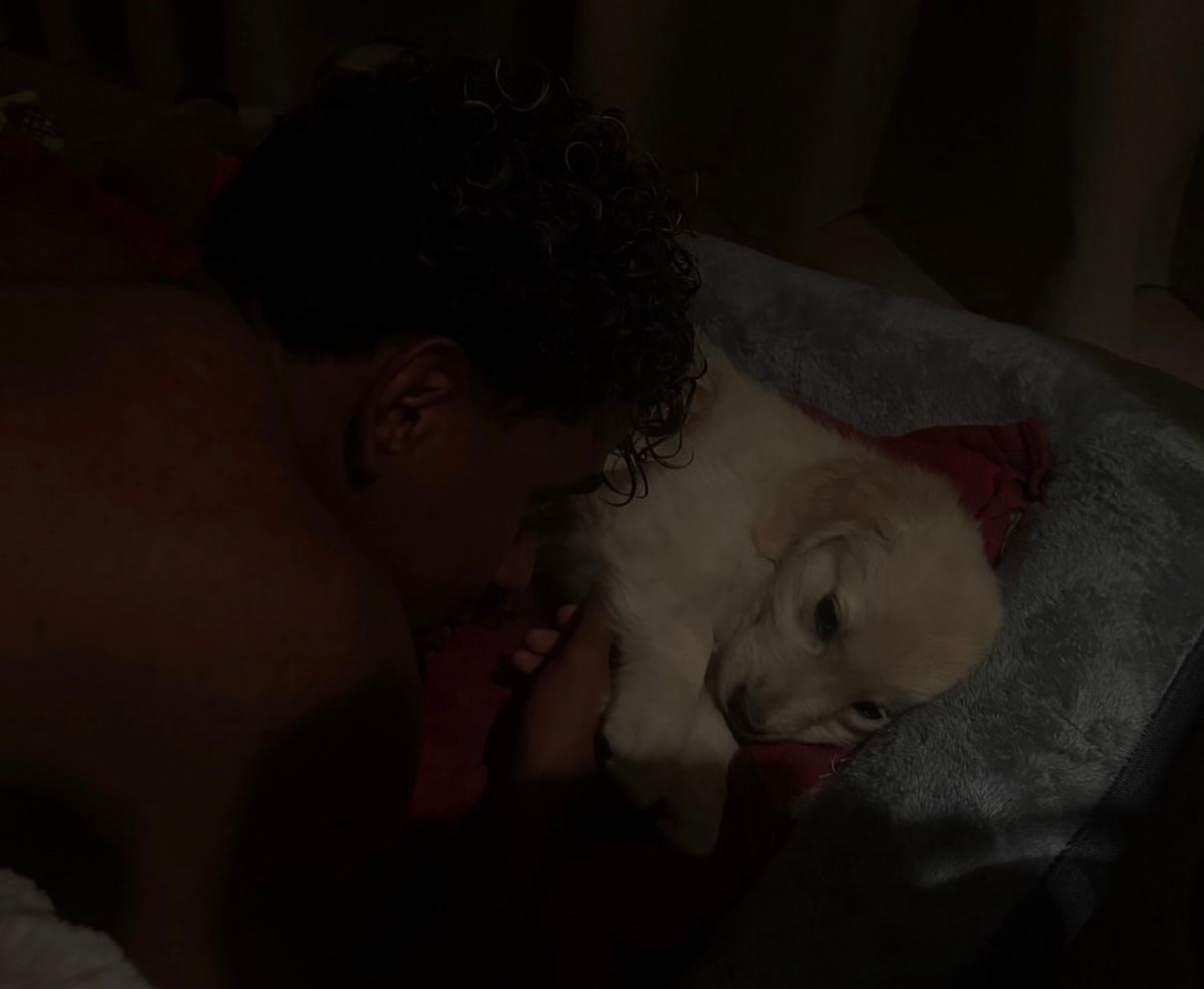 Lamine Yamal and his dog