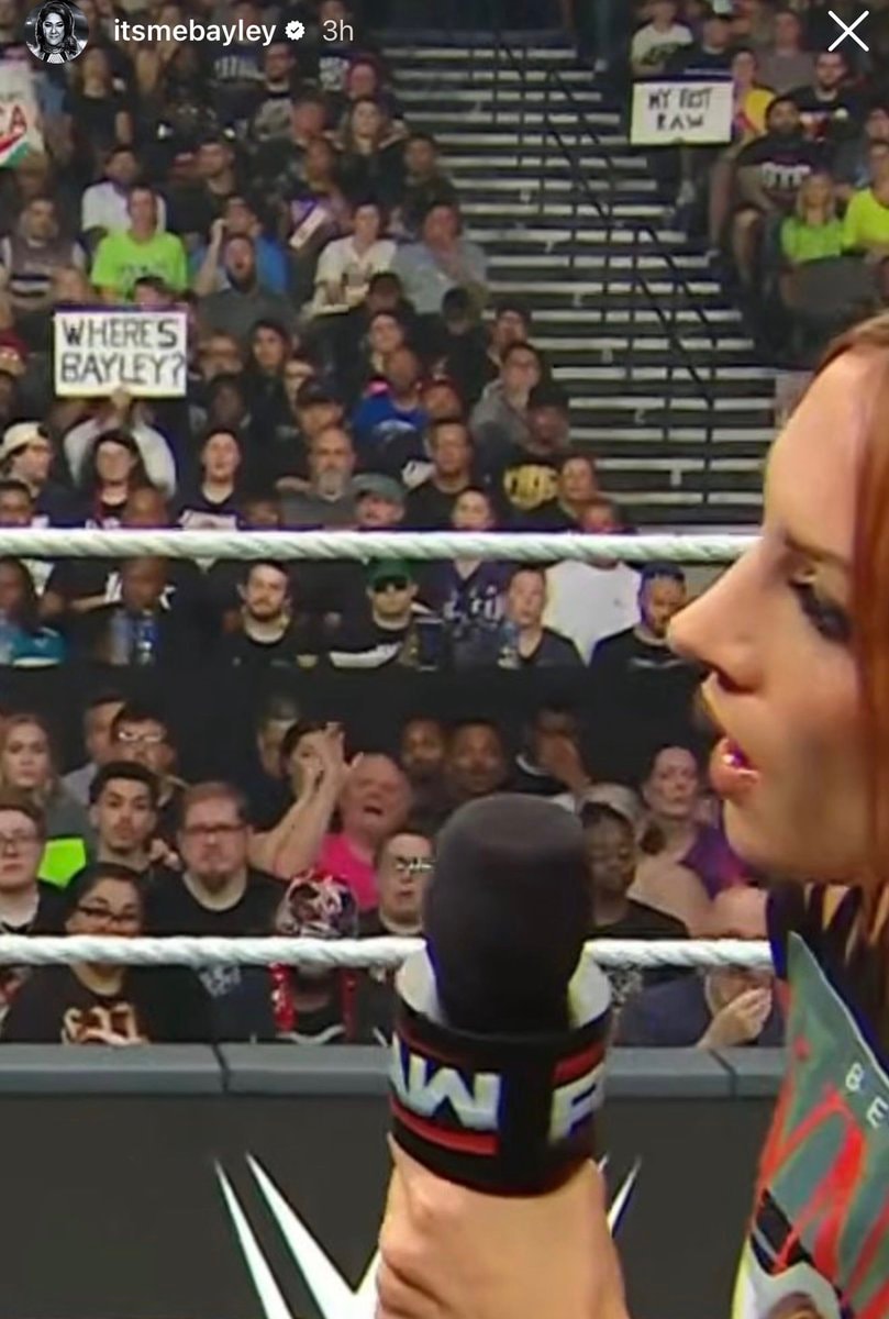 Bayley Where's Bayley Bayley Where's Bayley