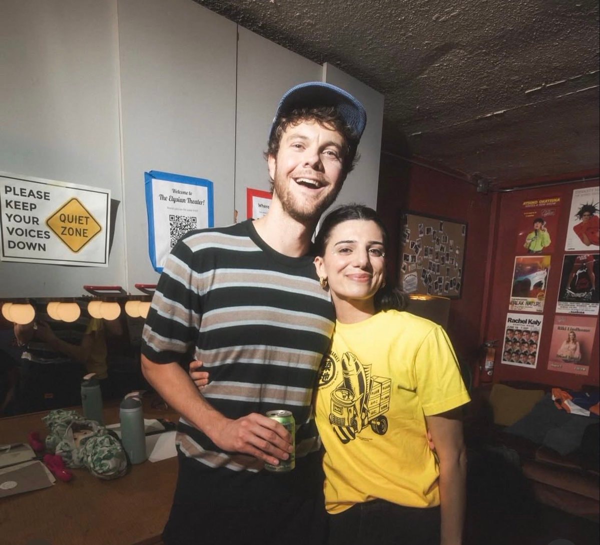 Jack Quaid and Claudia Doumit