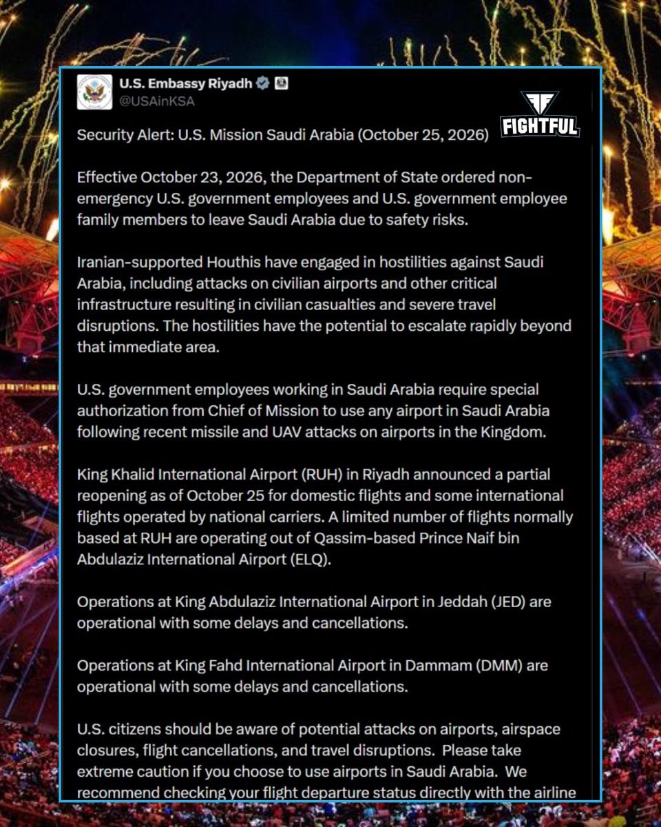 U.S. Embassy Riyadh security alert U.S. Embassy Riyadh security alert