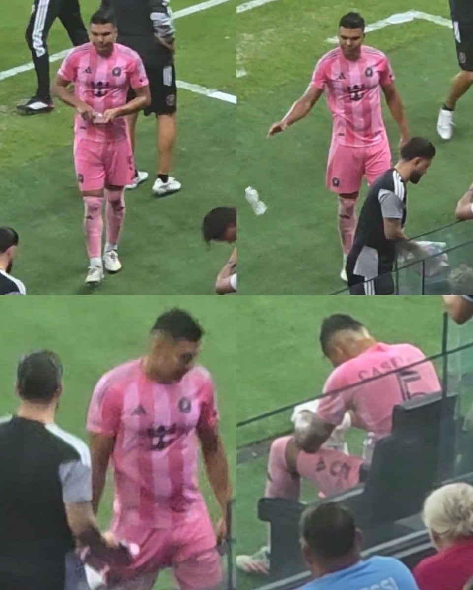 Casemiro reaction after substitution Casemiro reaction after substitution