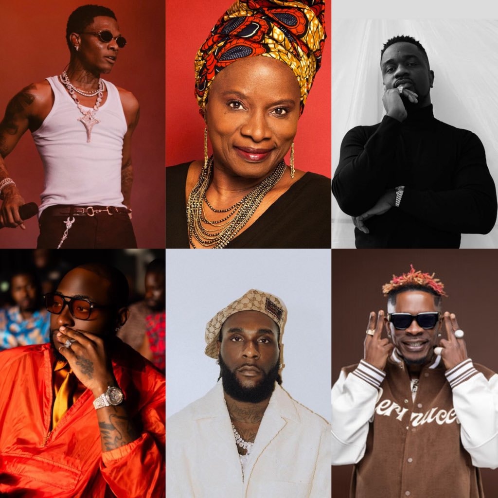 African artists with 100+ awards