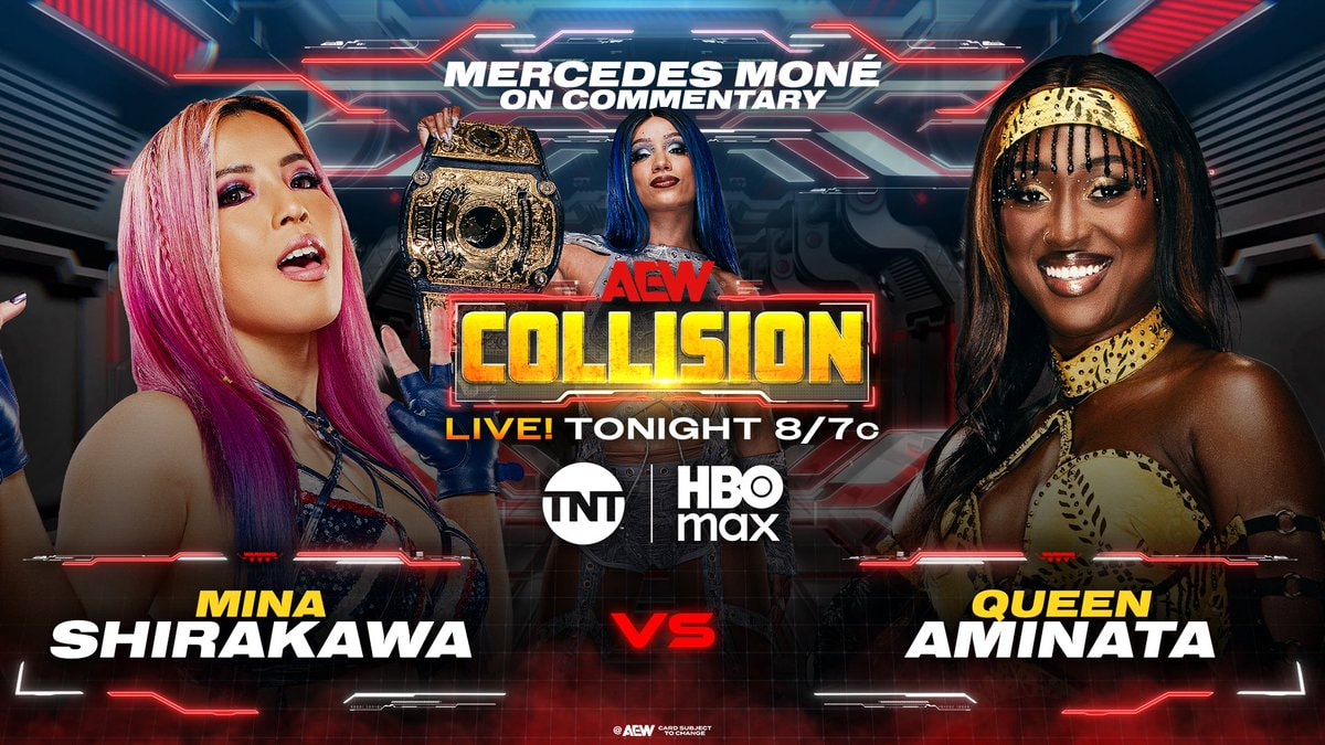 Mina Shirakawa vs Queen Aminata AEW Collision