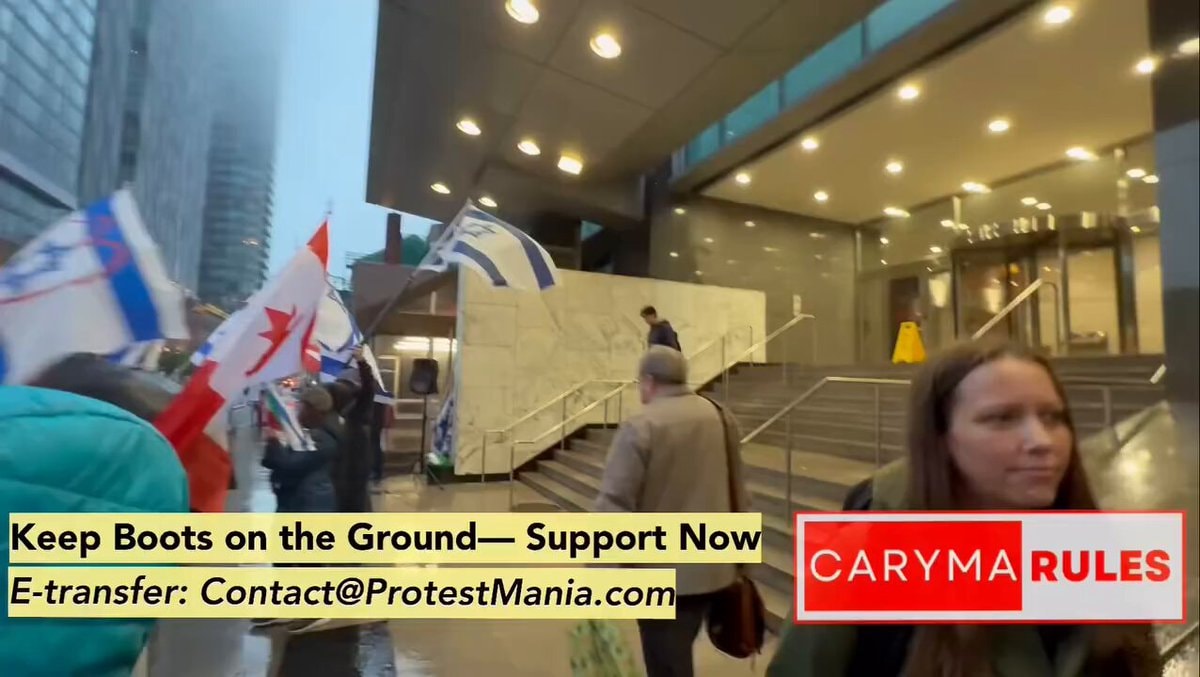 Canadian woman confronts Zionists in Toronto