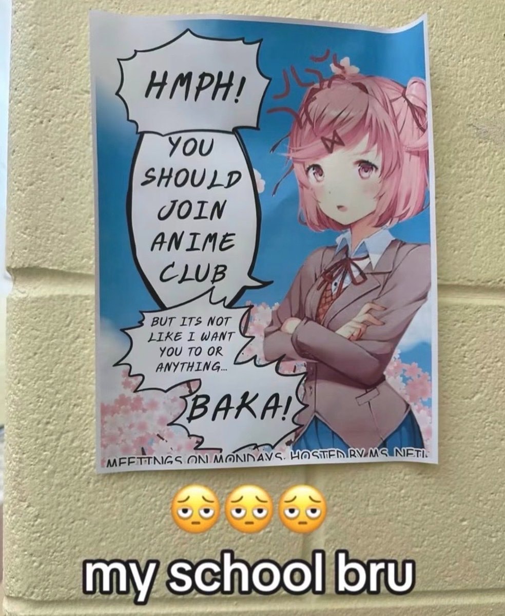 Anime Club poster Ms. Neti