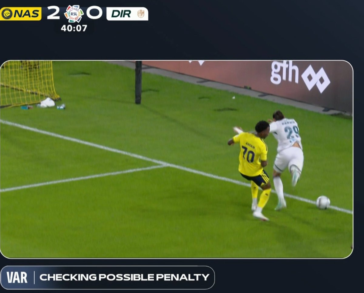 Diriyah vs Al-Nassr penalty call Diriyah vs Al-Nassr penalty call