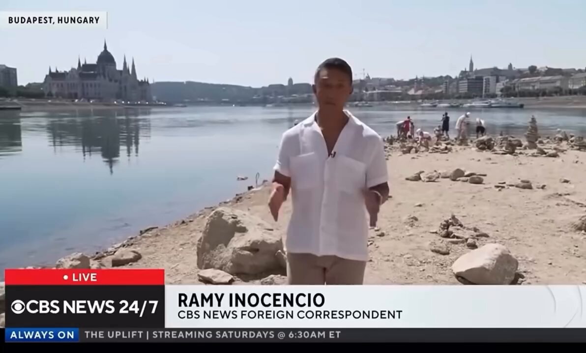 Danube River record low Budapest