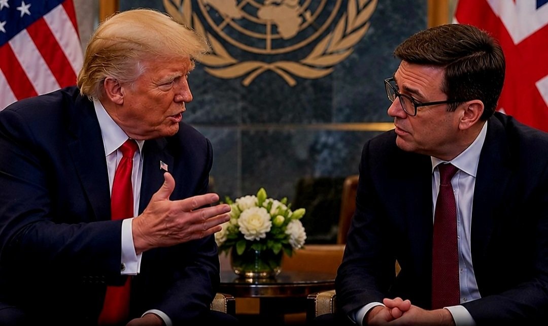 Donald Trump Andy Burnham UN General Assembly